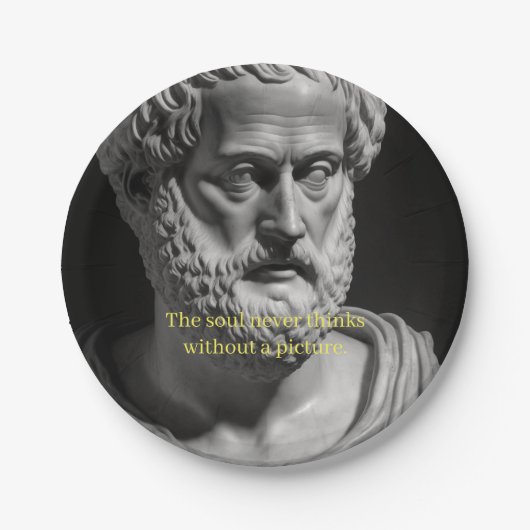 The Soul never thinks without a picture ペーパープレート (正面)