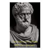 The Soul never thinks without a Picture ポスター (正面)