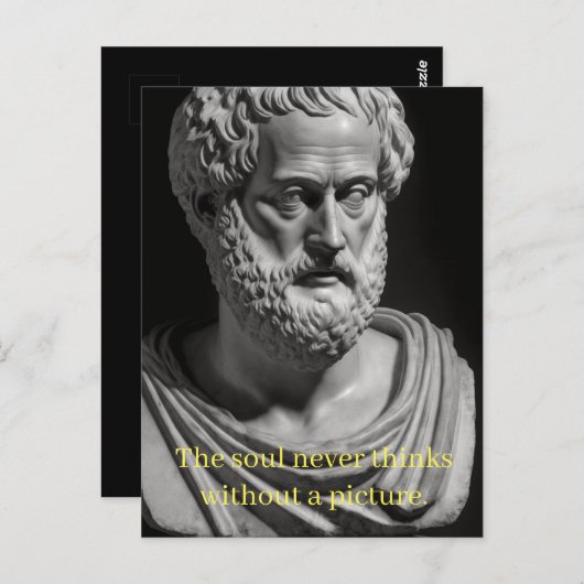 The Soul never thinks without a Picture ポストカード (正面/裏面)