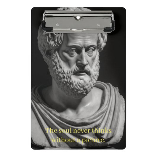 The Soul never thinks without a picture ミニクリップボード (正面)