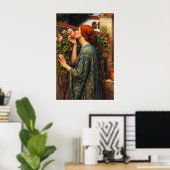 The Soul of the Rose by John William Waterhouse ポスター (ホームオフィス)