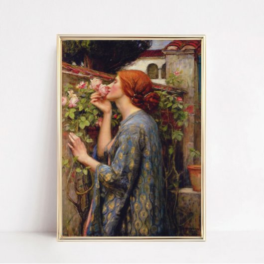 The Soul of the Rose by John William Waterhouse ポスター