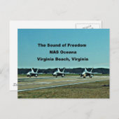 The Sound of Freedom, NAS Oceana ポストカード (正面/裏面)
