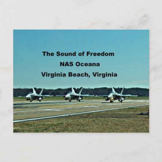 The Sound of Freedom, NAS Oceana ポストカード (正面)