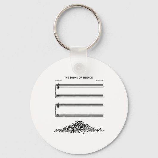 The Sound Of Silence Funny Musical  キーホルダー (正面)