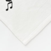 The Sound Of Silence Funny Musical  フリースブランケット (角)