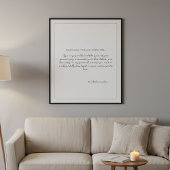 The Soundtrack of Us – Custom Song Lyric Poster ポスター