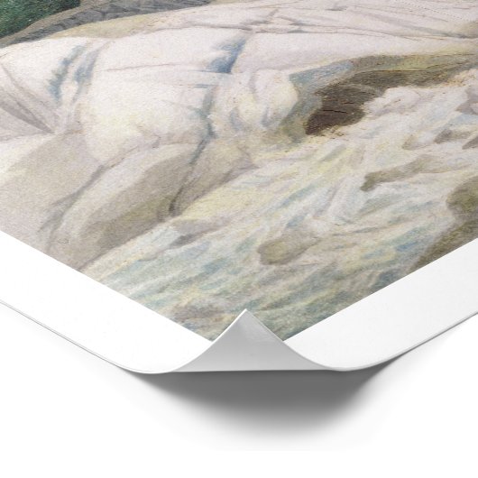 The Sources of the Aveyron,1781 (w/c) ポスター (角)