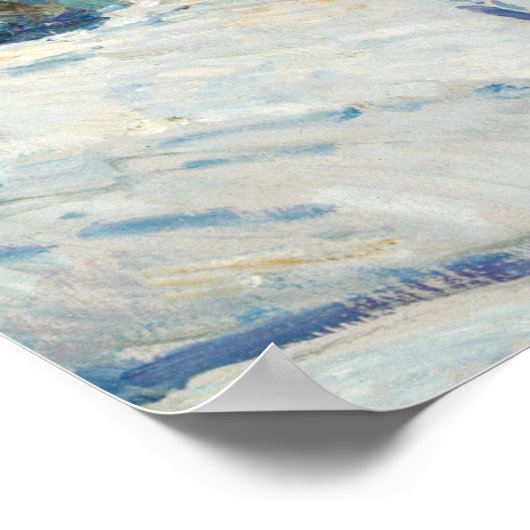 The South Ledges Appledore by Childe Hasssam ポスター (角)