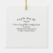 The Southern Cross～Seer of theハート・アート・シリーズ セラミックオーナメント (裏面)