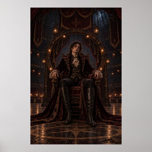 The Sovereign | Gothic Circus Fine Art Poster ポスター (正面)