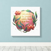 The Sovereign Heart キャンバスプリント (インサイチュ (ウッドフロア))