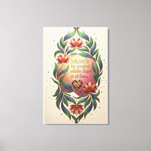 The Sovereign Heart キャンバスプリント (正面)