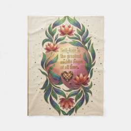 The Soveriegn Heart フリースブランケット