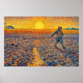 The Sower by Vincent van Gogh ポスター