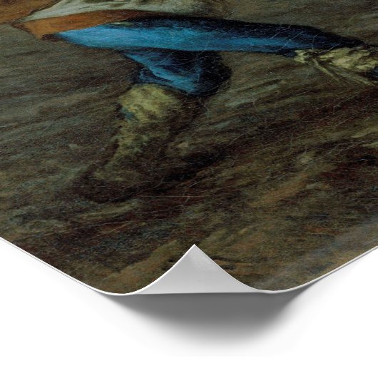 The Sower, Jean-Francois Millet ポスター (角)