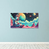 The Space Between Thoughts キャンバスプリント (インサイチュ (ウッドフロア))