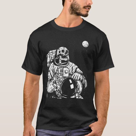 The Space Man Is Lost In The Universe Beautiful Gi Tシャツ (正面)