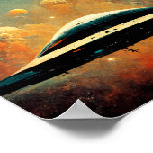 The Spaceport Sci-Fiアートポスター ポスター (角)