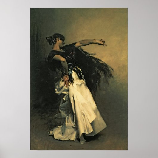 The Spanish Dancer, study for 'El Jaleo', 1882 ポスター (正面)
