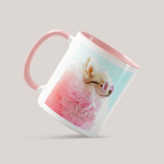 The Sparkle | Personalized Pet Influencer Mug マグカップ
