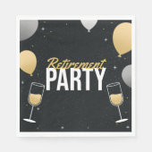 The Sparkling Send‑Off Napkins スタンダードランチョンナプキン (正面)