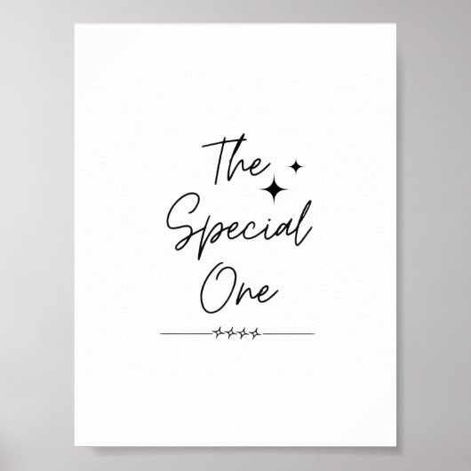 The Special One ポスター (正面)