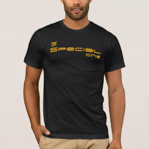 The Special One -金ゴールドはっきりしたミニマルTシャツ Tシャツ
