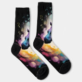 The Spectral Hippo:ホログラフィックジャーニー ソックス (右)