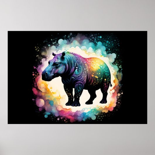 The Spectral Hippo：ホログラフィックジャーニー ポスター (正面)