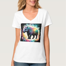 The Spectral Hippo：ホログラフィックジャーニー Tシャツ