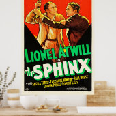 The Sphinx -ヴィンテージ1933映画ポスター ポスター (キッチン)