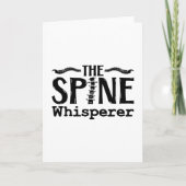 The Spine Whisperer Chiropractic Chiropractor カード (正面)