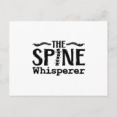 The Spine Whisperer Chiropractic Chiropractor ポストカード (正面)