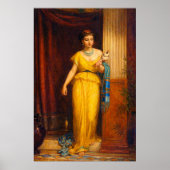 The spinner by John William Waterhouse ポスター (正面)