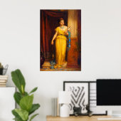 The spinner by John William Waterhouse ポスター (ホームオフィス)