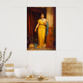 The spinner by John William Waterhouse ポスター (キッチン)