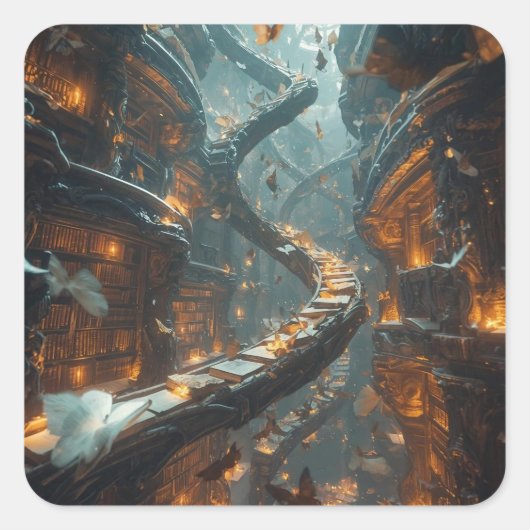 The Spiral of Stories スクエアシール (正面)