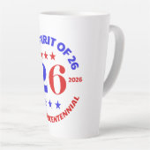 THE SPIRIT OF 26 - SEMIQUINCENTENNIAL カフェラテマグ (右アングル)