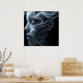 The Spirit of a Woman on a Wall Poster ポスター (キッチン)