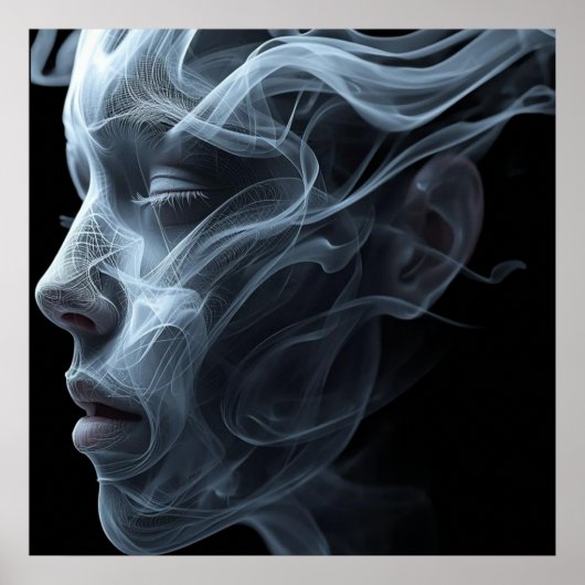 The Spirit of a Woman on a Wall Poster ポスター (正面)