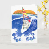 The Spirit of Australia - Koala Bear windサーフィン カード (黄色い花)