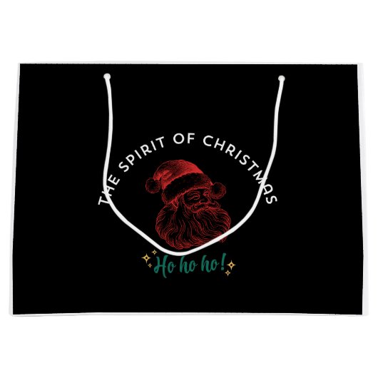 THE SPIRIT OF CHRISTMAS ラージペーパーバッグ (正面)