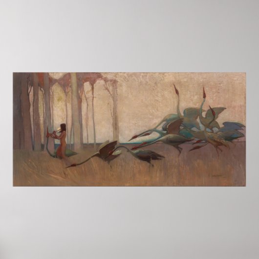 The Spirit of the Plains by Sydney Long (1914) ポスター (正面)