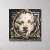 The Spiritual Divide — Gothic Surreal Fine Art キャンバスプリント (正面)