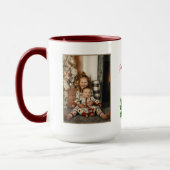 The Spirt of Christmas Candle Love & Peace 2 Photo マグカップ (左)