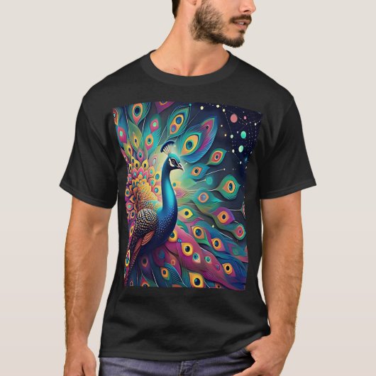 The Splendor of the Cosmic Peacock Tシャツ (正面)