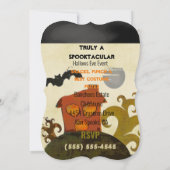 The Spookz ファンタジー フォーク アート 招待状 (裏面)