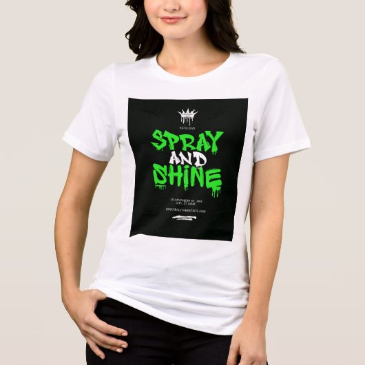 The Spray & Shine  トライブレンドＴシャツ (正面)