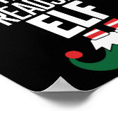 The Spreadsheet Elf Group Matching Family Christma ポスター (角)